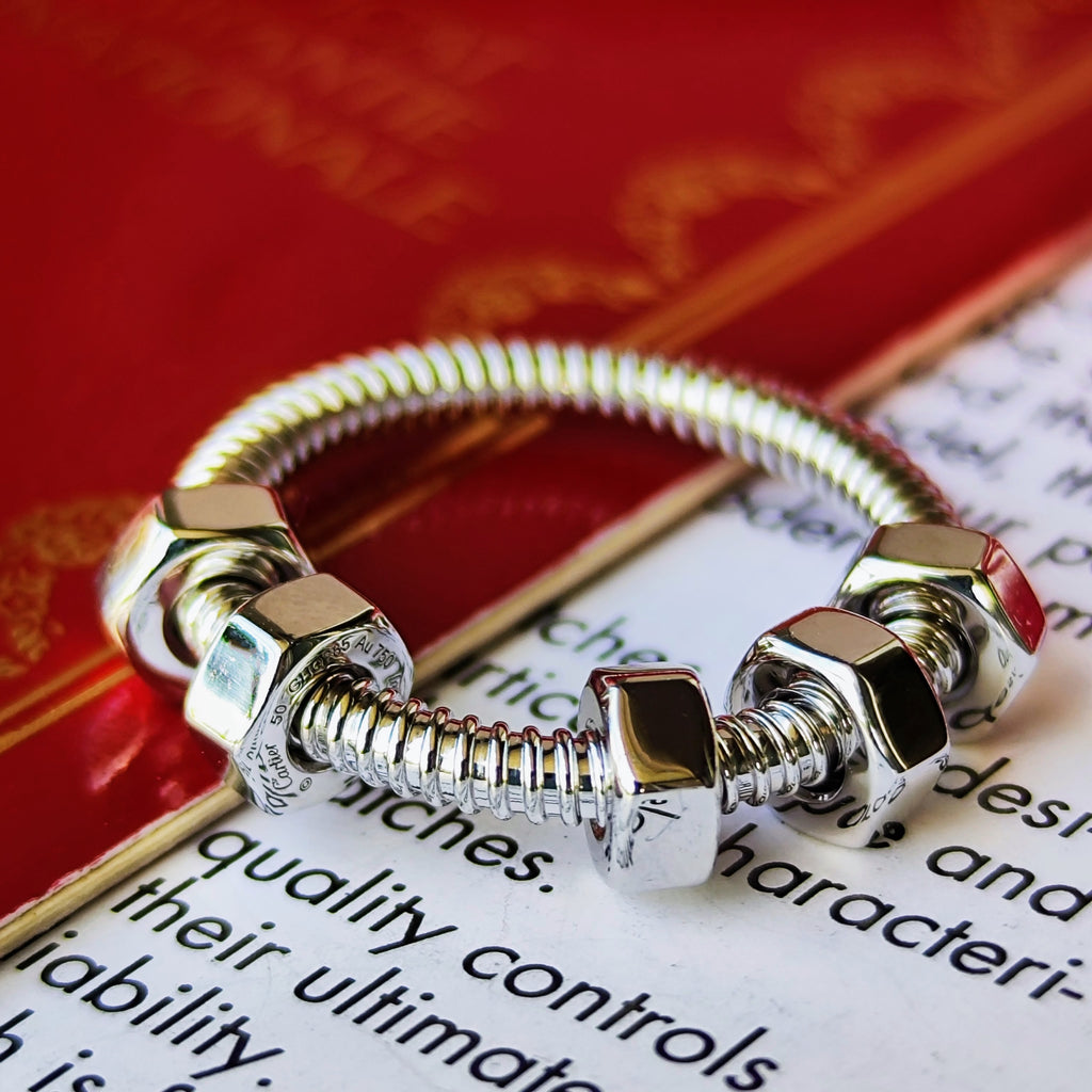 Cartier カルティエ エクル 18金WG 50