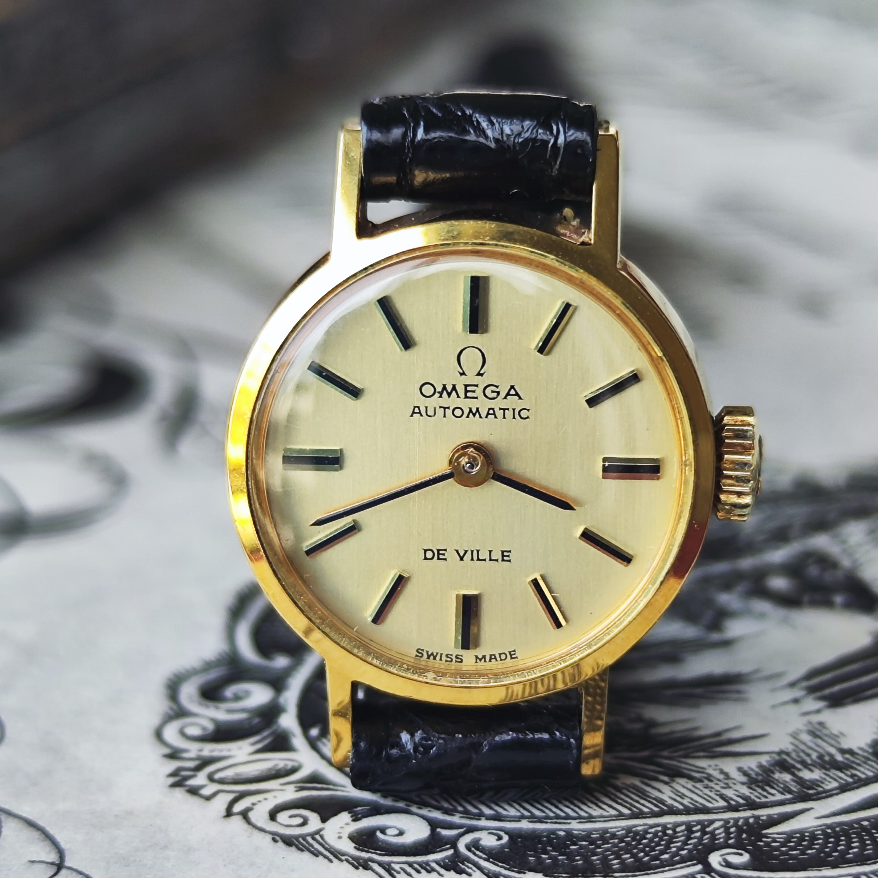 【OH済み】OMEGA オメガ DE VILLE 
デビル 自動巻き腕時計