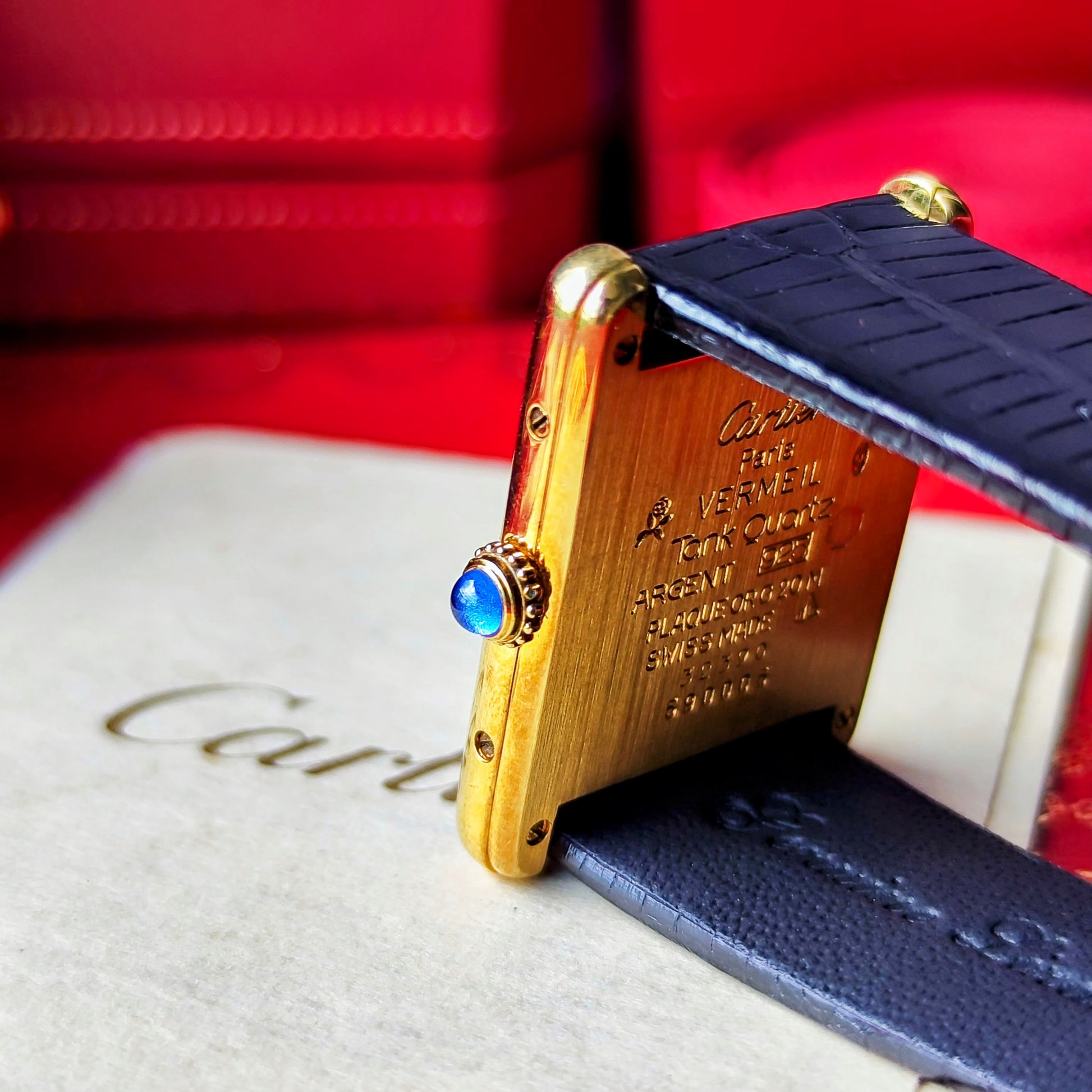 【OH済み】Cartier カルティエ マストタンク LMトアラビア文字盤 クォーツ腕時計
