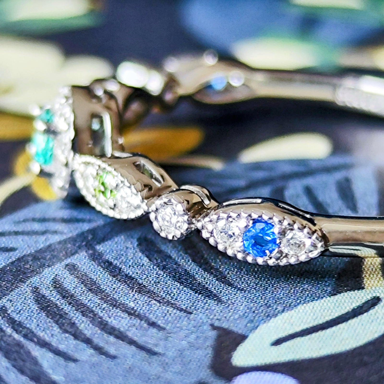 天然パライバトルマリン 天然デマントイドガーネット 天然