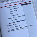 【コーンフラワー】天然サファイア 天然ダイヤモンド ネックレス