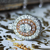 【Dカラー】天然ダイヤモンド 0.30ct VS2 ピンクダイヤ ネックレス