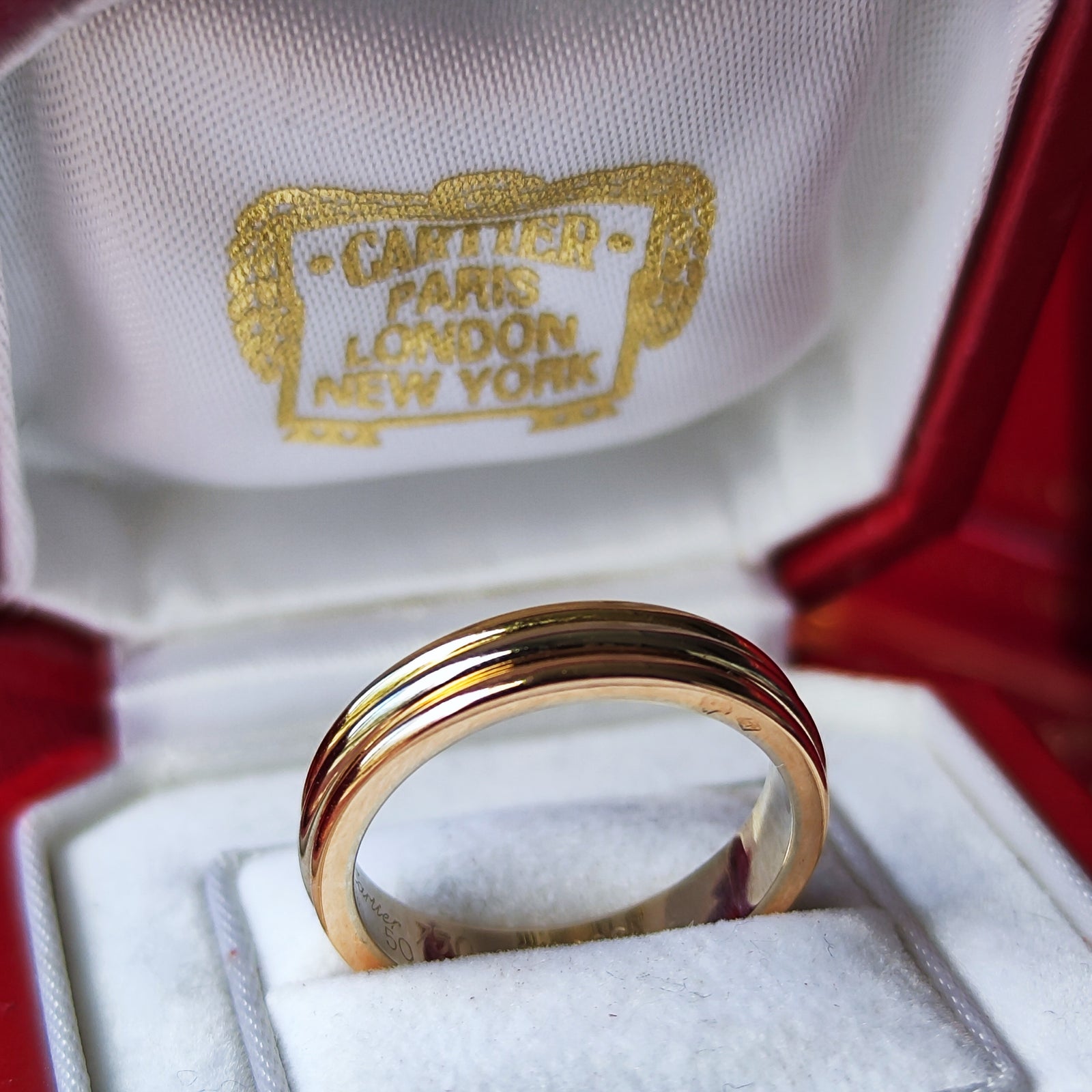 Cartier カルティエ ヴァンドーム スリーカラー リング 10号 – Mico宝飾店