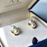 MIKIMOTO ミキモト あこや真珠 ヴィンテージピアス