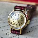【OH済み 自動巻き】OMEGA  オメガ デビル カットガラス ゴールド