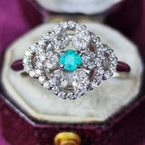 【ブラジル産 GIA】天然パライバトルマリン 天然ダイヤモンド リング