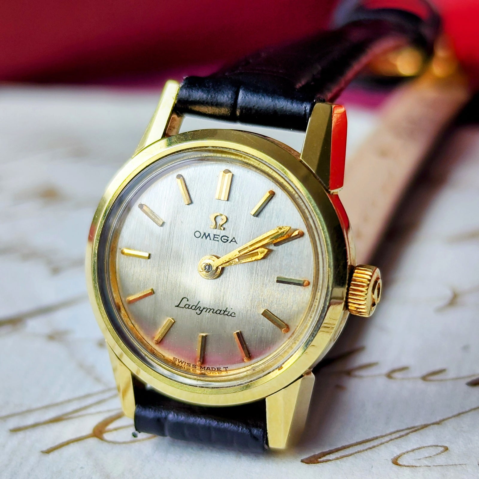 OMEGA オメガ Ladymatic ディース 手巻き 腕時計 正規品 オメガ