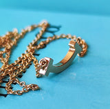 TIFFANY &Co ティファニー Tスマイル ミニ ネックレス 18金YG