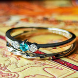 天然パライバトルマリン 天然ダイヤモンド リング