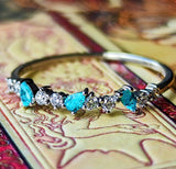 天然パライバトルマリン 天然ダイヤモンド プラチナリング