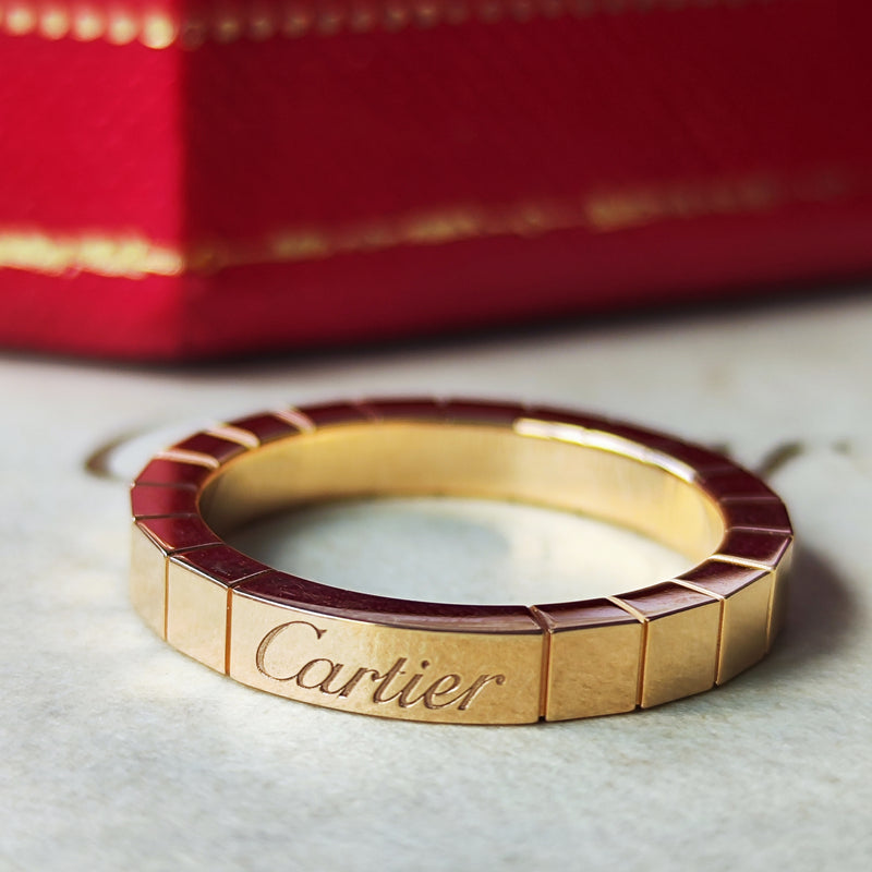 Cartier カルティエ ラニエール 18金PG 13号