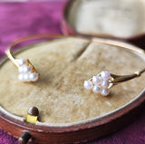 MIKIMOTO ミキモト あこや真珠 18金 バングル