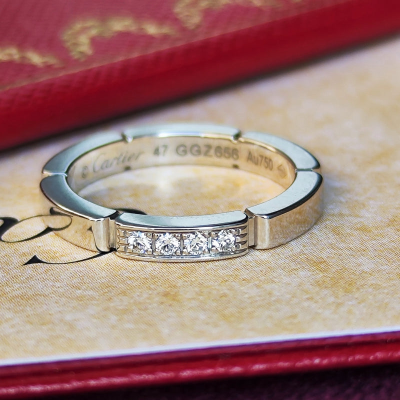 Cartier カルティエ マイヨンパンテール ダイヤモンド K18WG 47