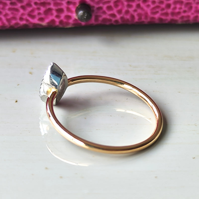 ピンクダイヤ】天然ダイヤモンド FANCY PINK SI-2 0.21ct リング