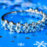 天然アクアマリン 天然ダイヤモンド リング