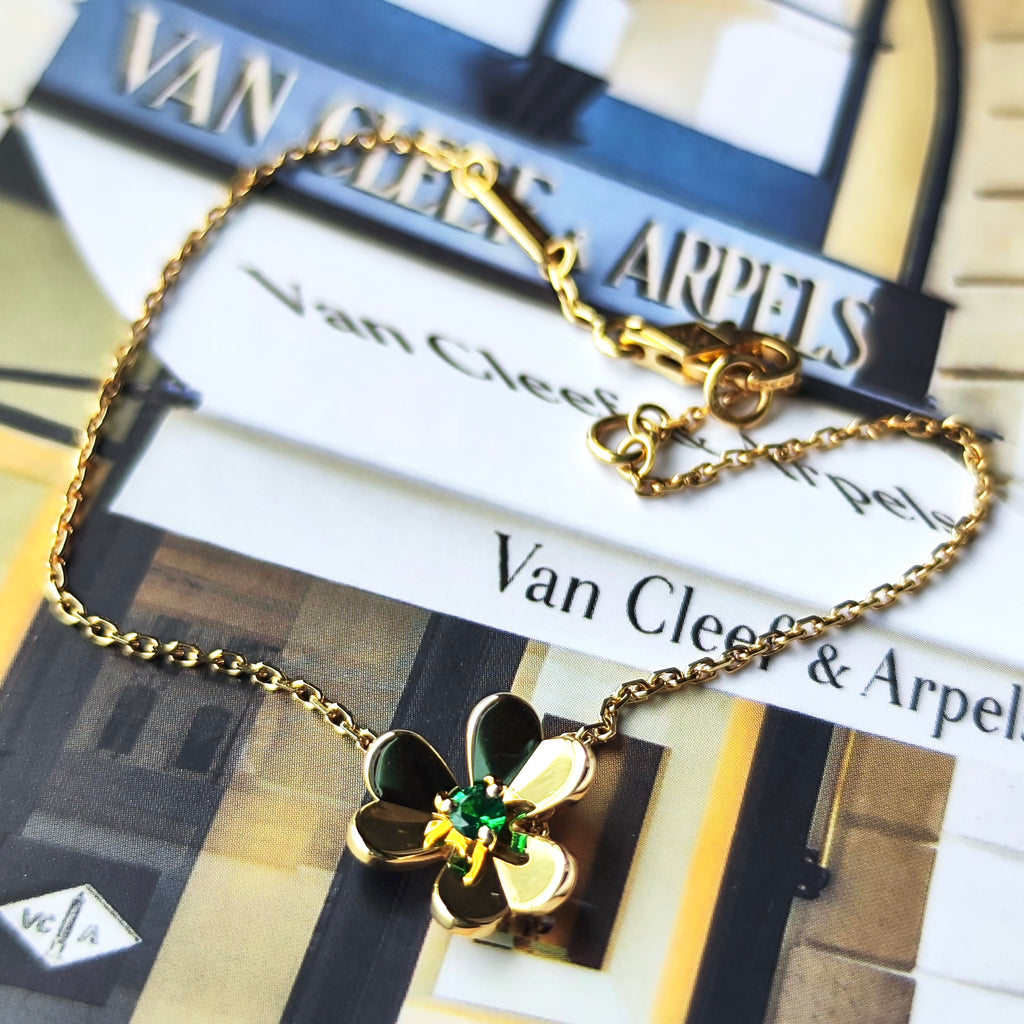 Van Cleef & Arpels ヴァンクリーフ&アーペル フリヴォル ミニ エメラルド ブレスレット