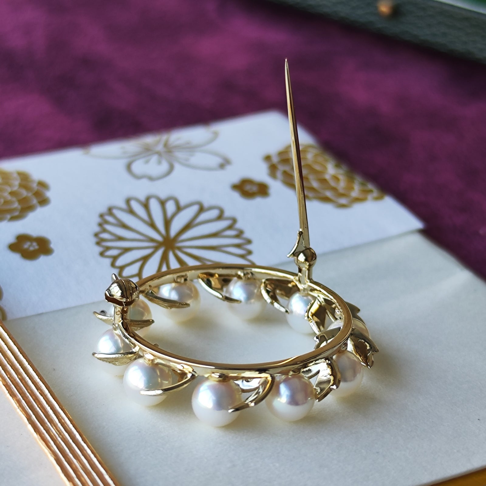 MIKIMOTO ミキモト あこや真珠 鍵のモチーフ フルールドリス