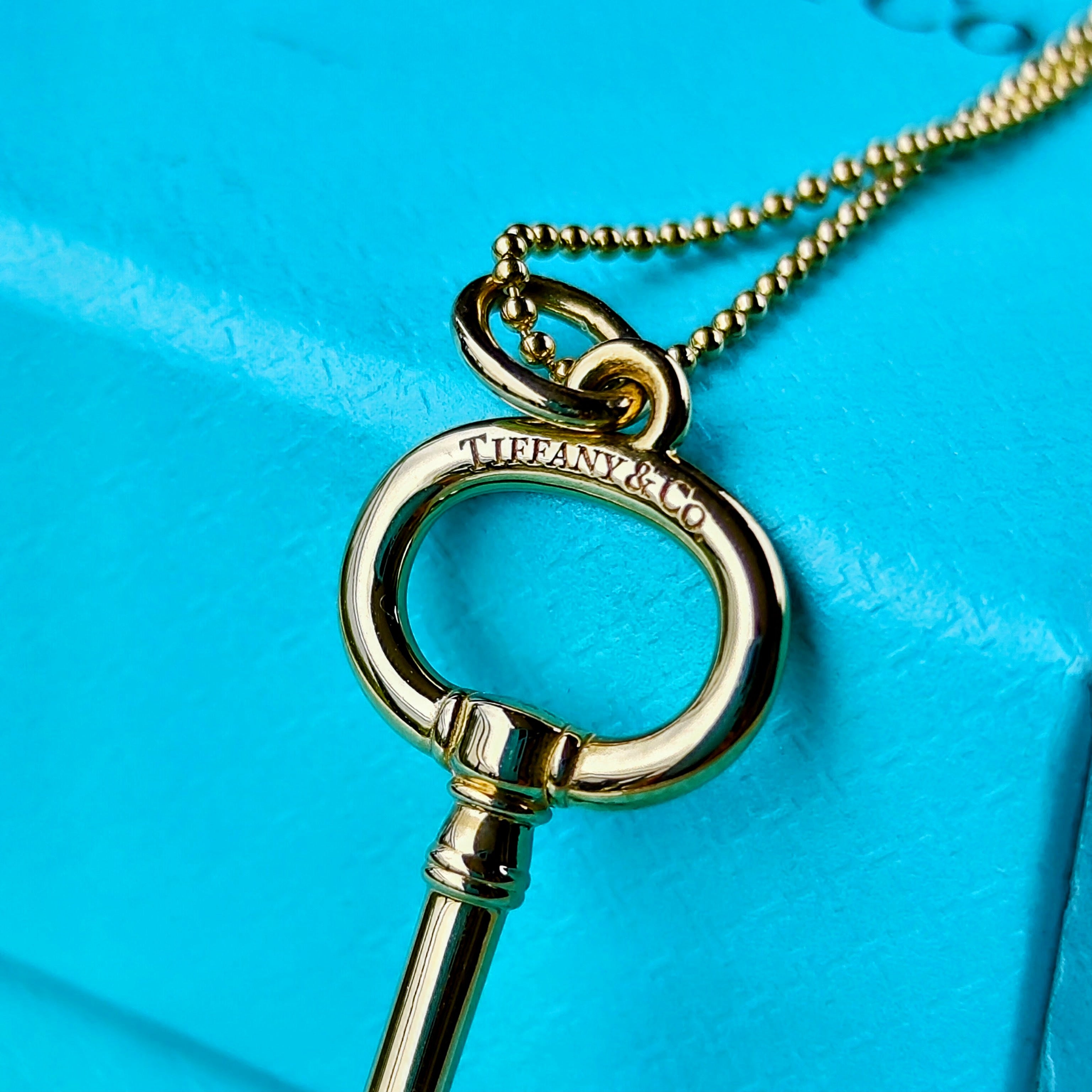 TIFFANY &Co ティファニー オーバルキーネックレス 18金YG – Mico宝飾店