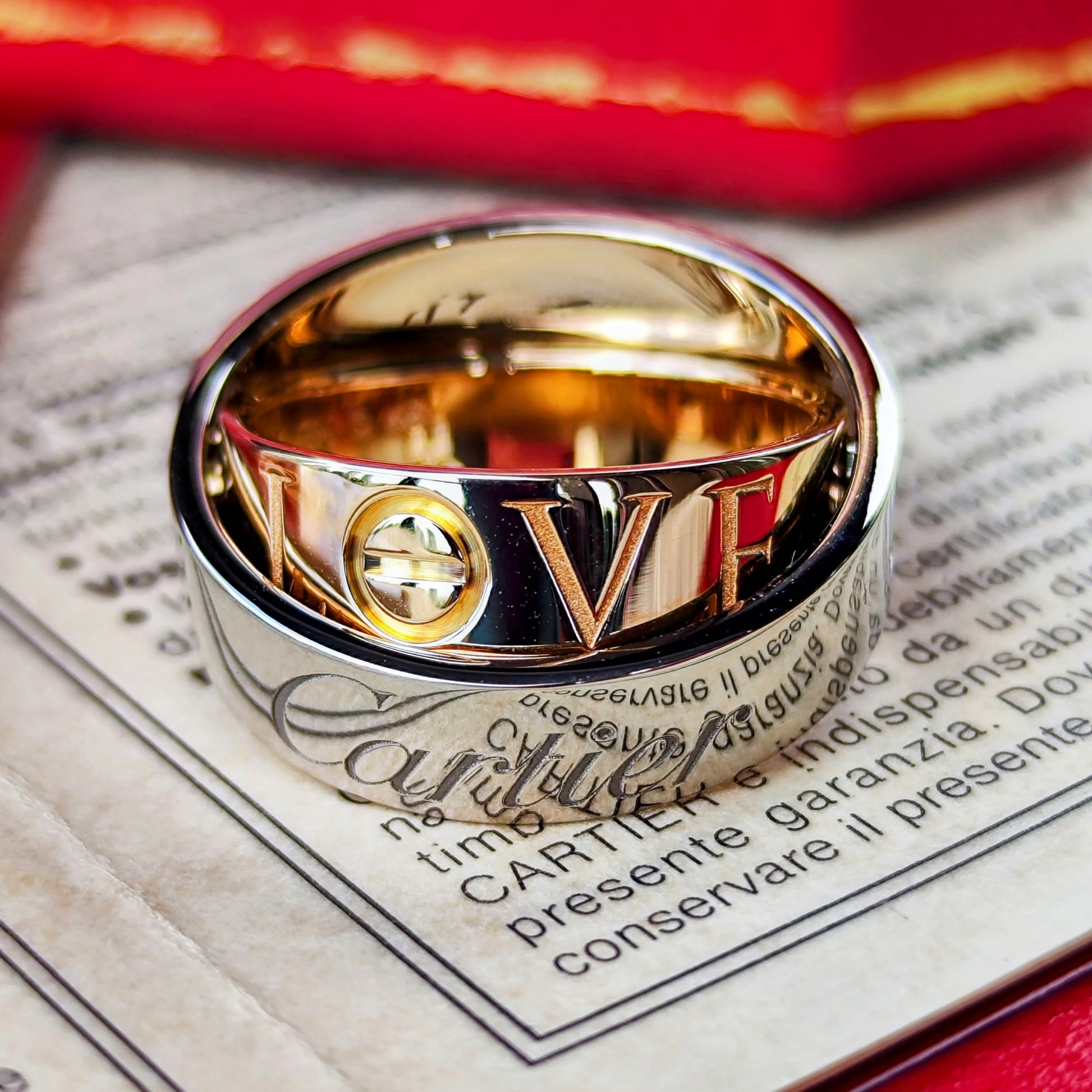 Cartier カルティエ シークレットラブリング 48
