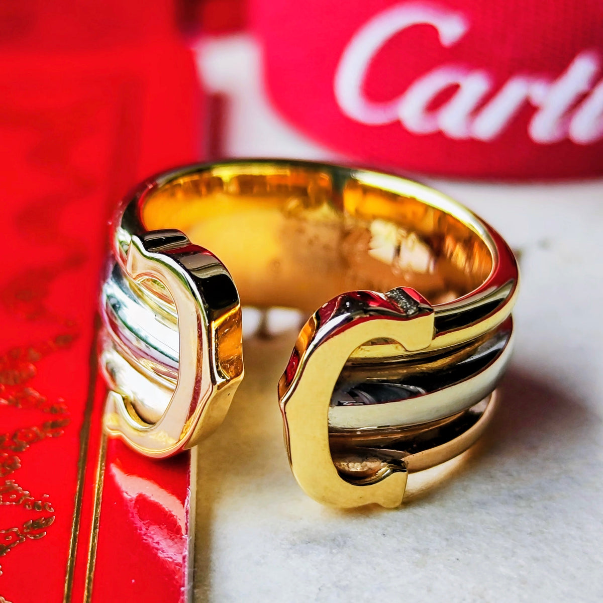 【廃盤 Cartier 】カルティエ 2C（デューブル・シー）ダイヤモンド 52