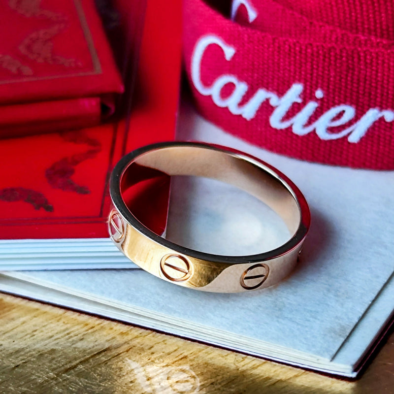 Cartier カルティエ ミニラブリング 18金PG 12号