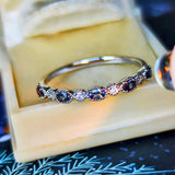 天然アレキサンドライト 天然ダイヤモンド プラチナリング