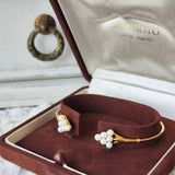 MIKIMOTO ミキモト ベビーパール 18金バングル