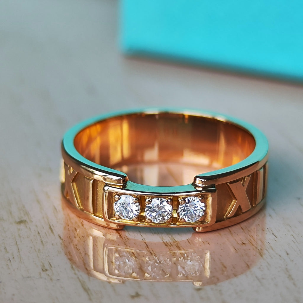 TIFFANY&Co ティファニー アトラス ダイヤモンド 18金PG