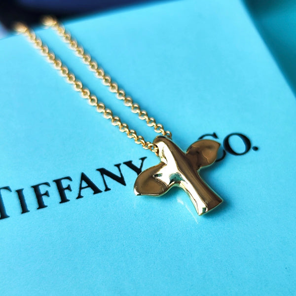 TIFFANY &Co ティファニー バードクロスネックレス