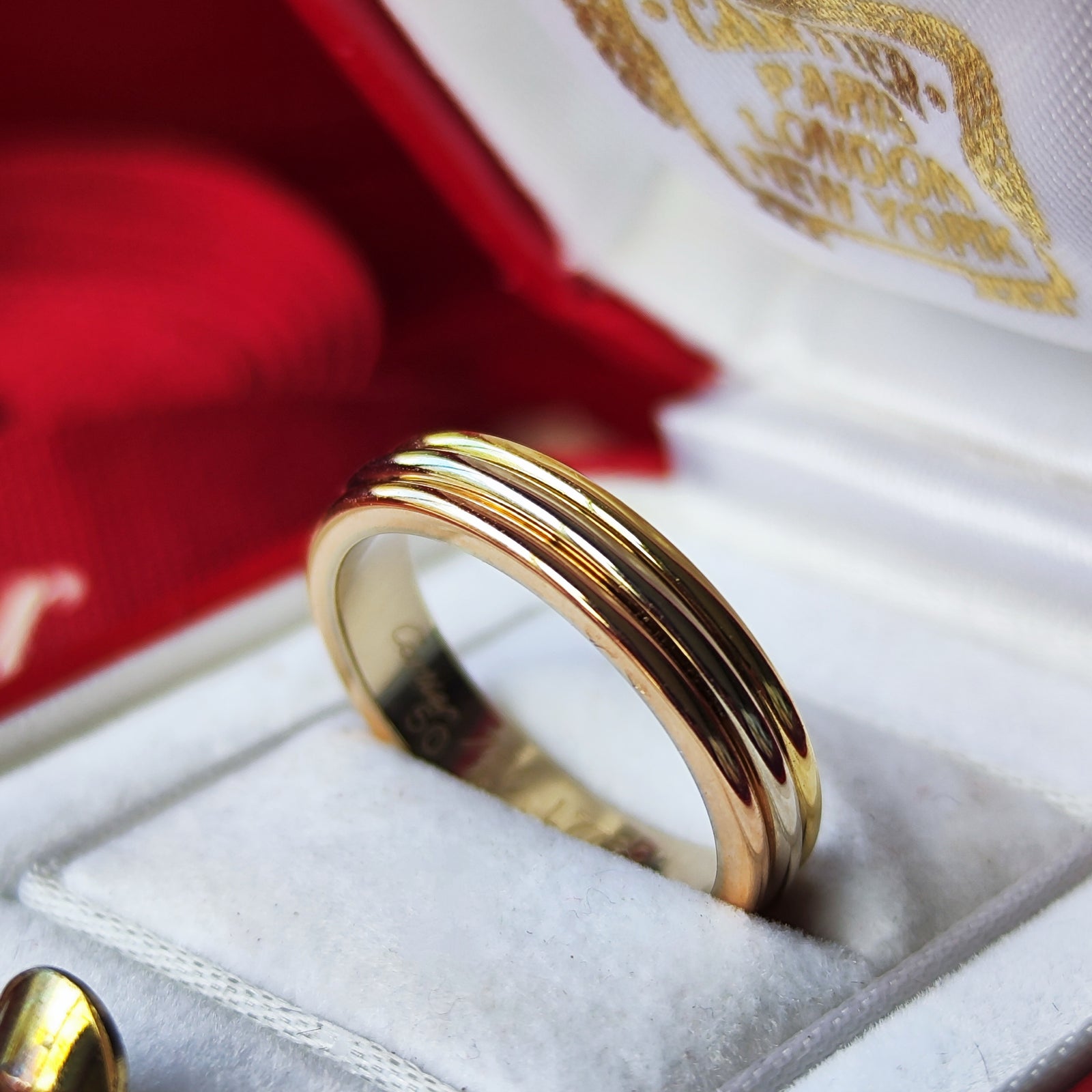 【新品仕上げ】 カルティエ　ヴァンドーム　スリーゴールド　リング　50　10号 Cartier カルティエ ヴァンドーム スリーカラー リング 10号 – Mico宝飾店