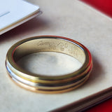 Cartier カルティエ  ヴァンドーム スリーカラー リング 10号