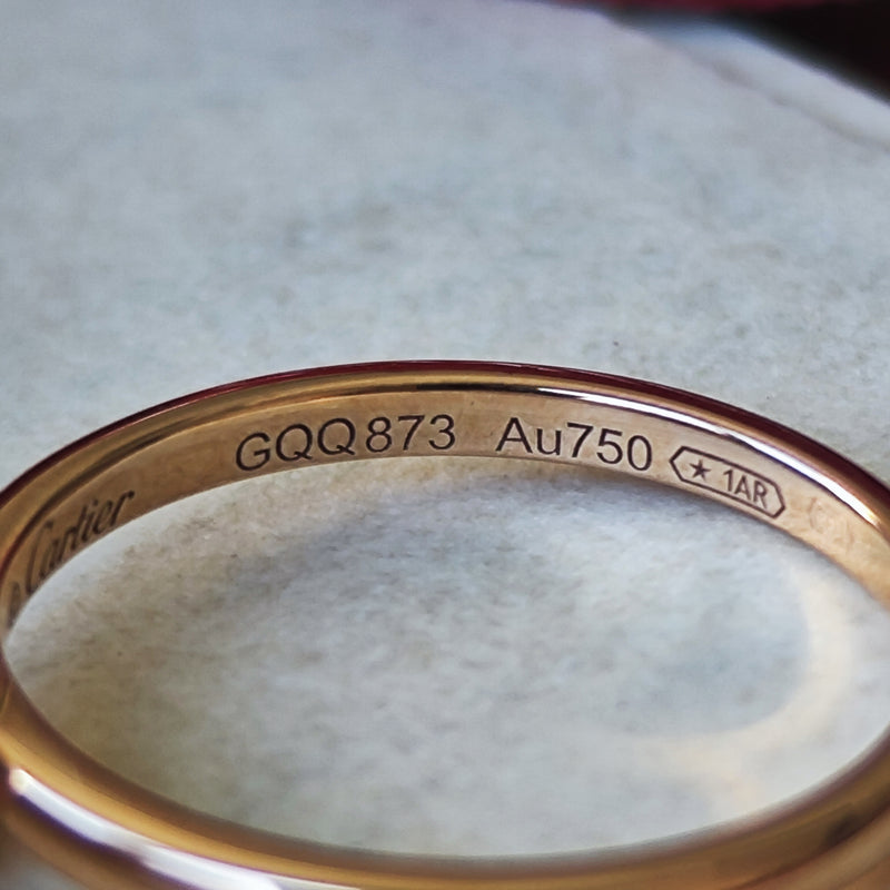 Cartier カルティエ ディアマンレジェ
ドゥハート ダイヤモンドリング 18金 52