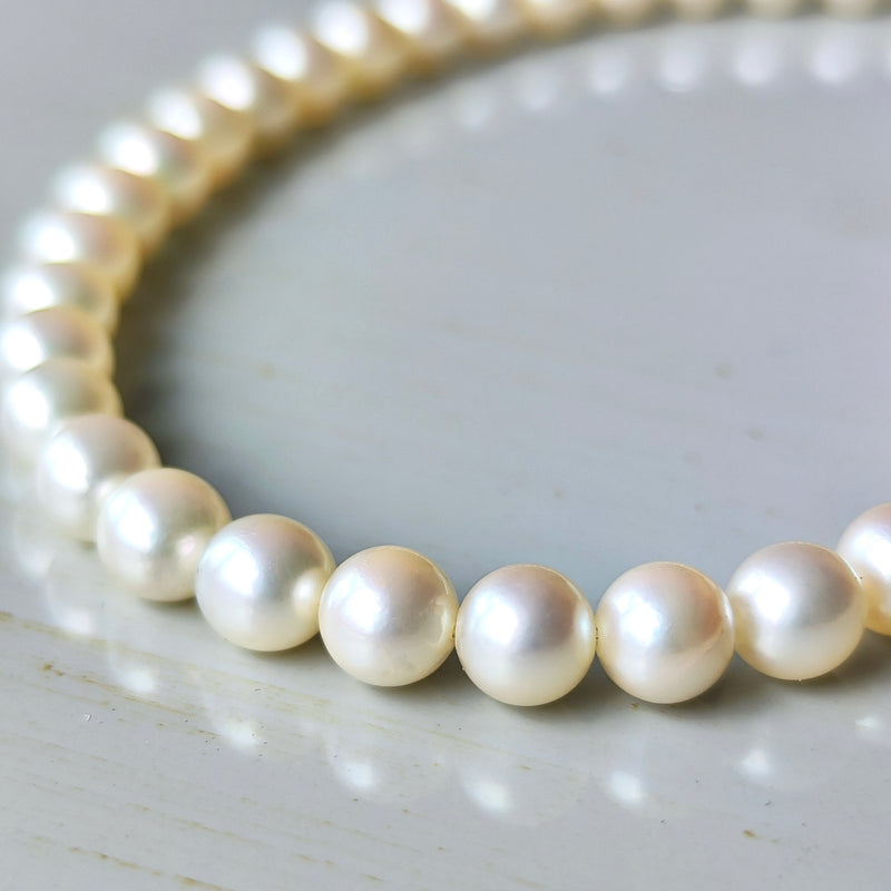 MIKIMOTO ミキモト あこや真珠 グラデーションネックレス