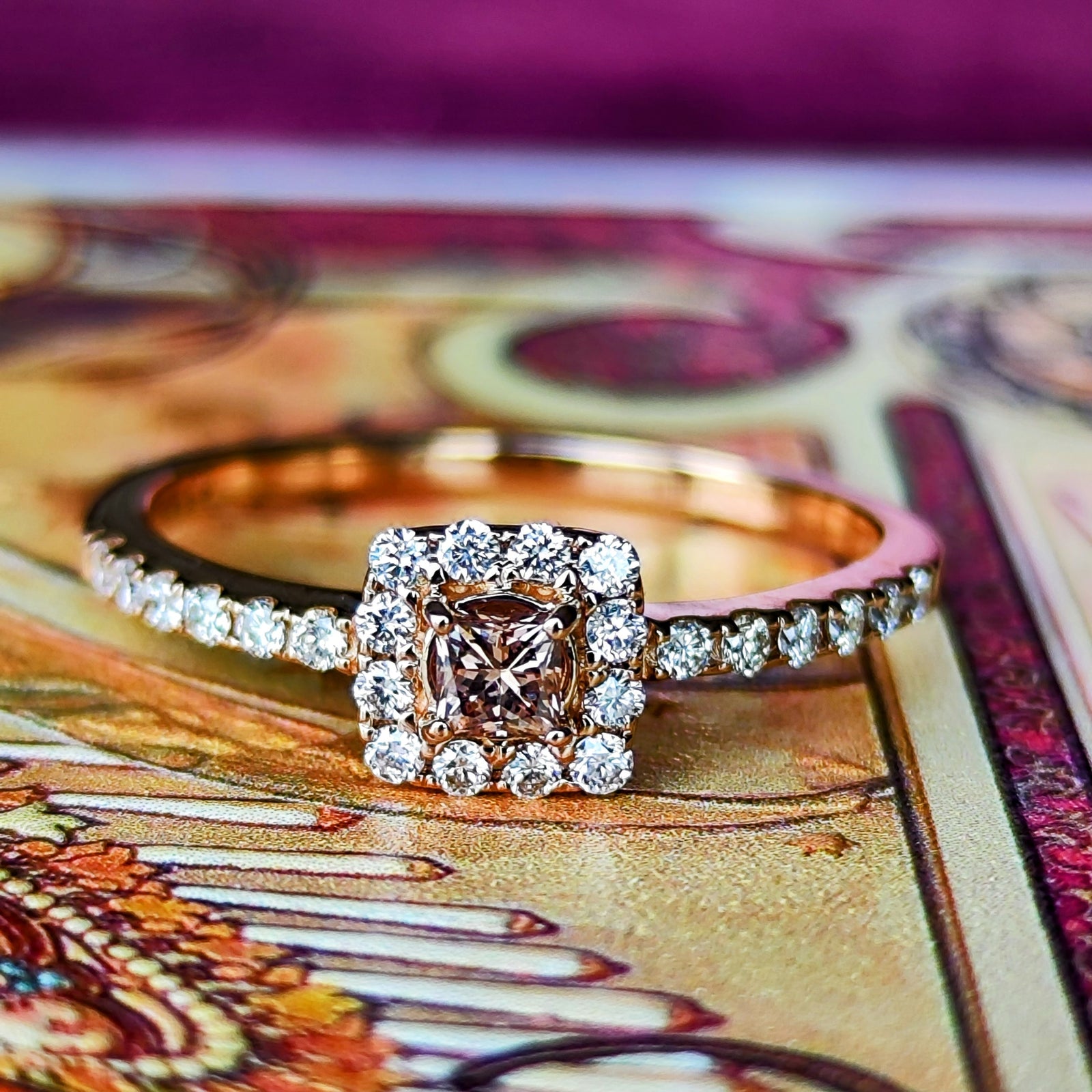 大粒天然ピンクダイヤモンド0.243ct　FANCY BROWNISH PINK 大粒天然ピンクダイヤモンド0.243ct FANCY BROWNISH PINK