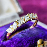 天然ダイヤモンド マーキスカット リング