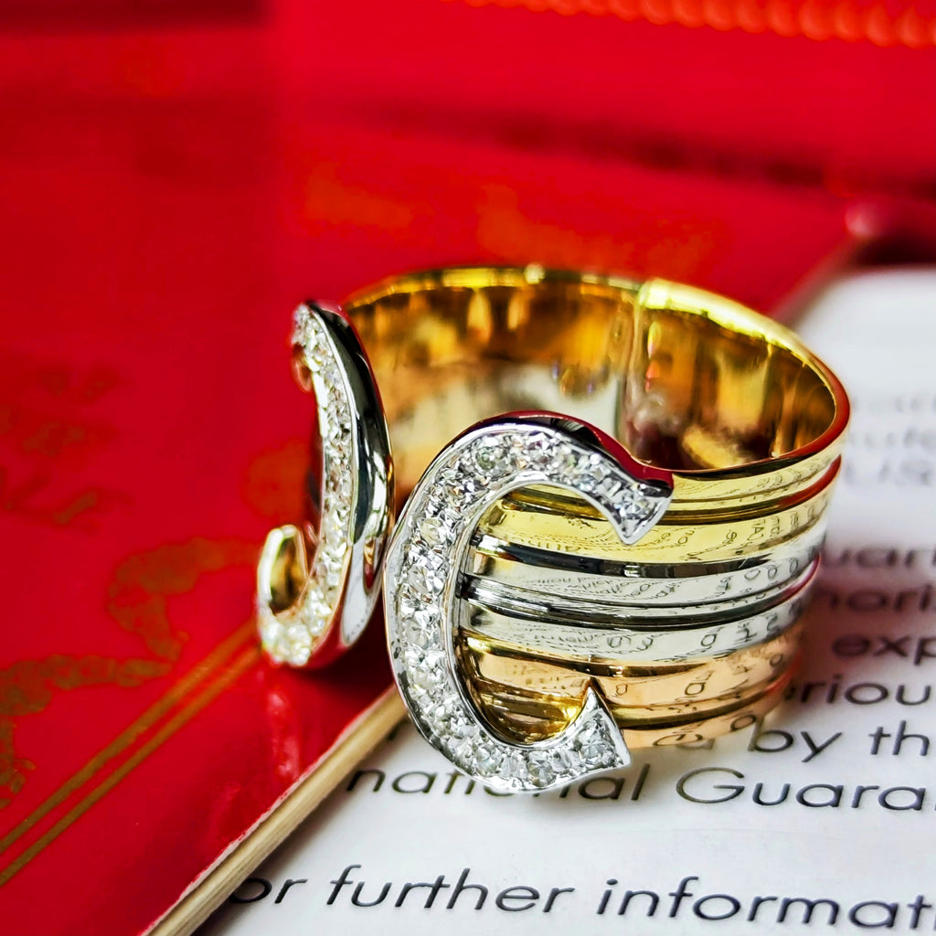 【廃盤 Cartier 】カルティエ 2C（デューブル・シー）ダイヤモンド 50