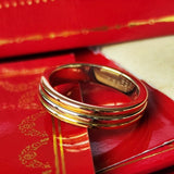 Cartier カルティエ ヴァンドーム 18金 スリーカラー 14号