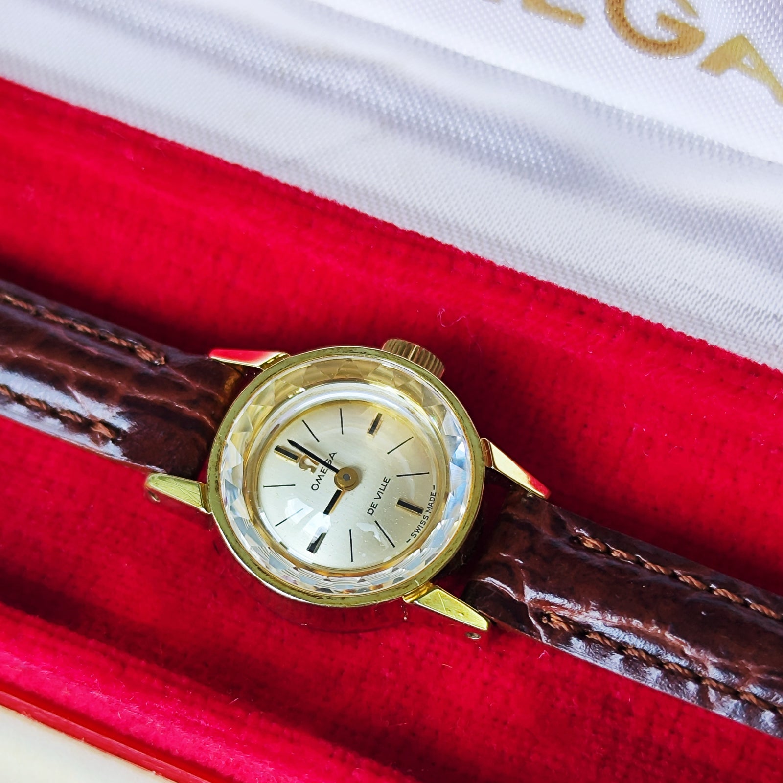 OH済み】OMEGA オメガ DE VILLE デビル 手巻き 腕時計 カット