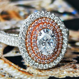 【大粒 Dカラー 1.00ct】天然ダイヤモンド 天然ピンクダイヤモンド リング