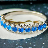 天然アウイナイト 天然ダイヤモンド リング