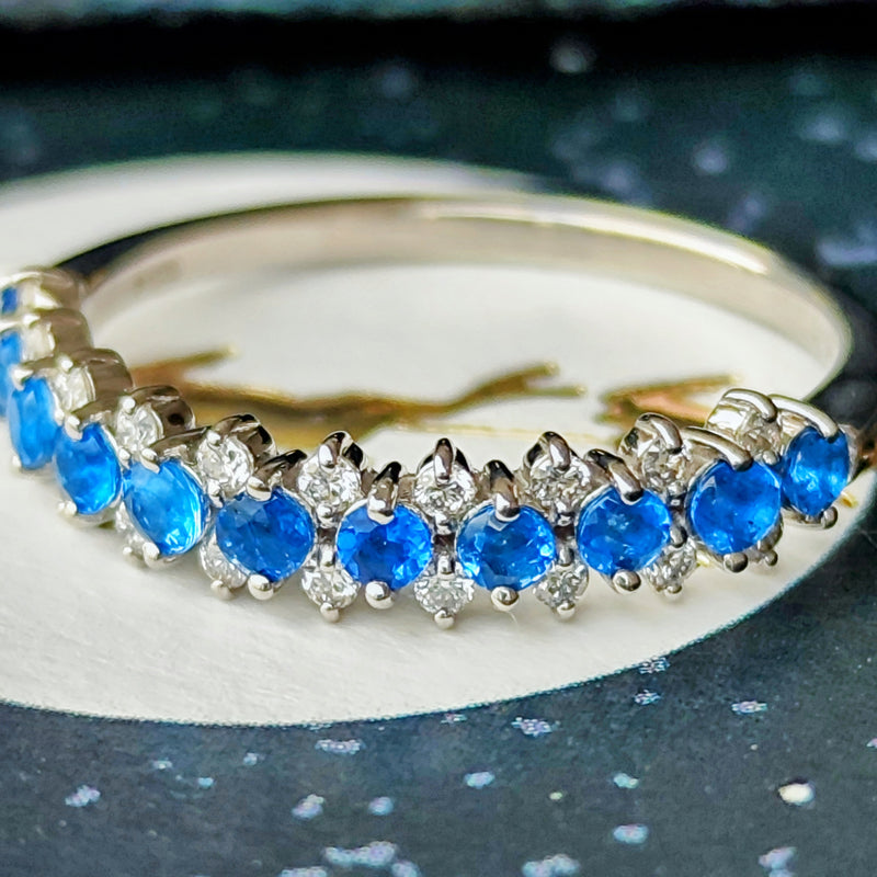 天然アウイナイト 天然ダイヤモンド リング