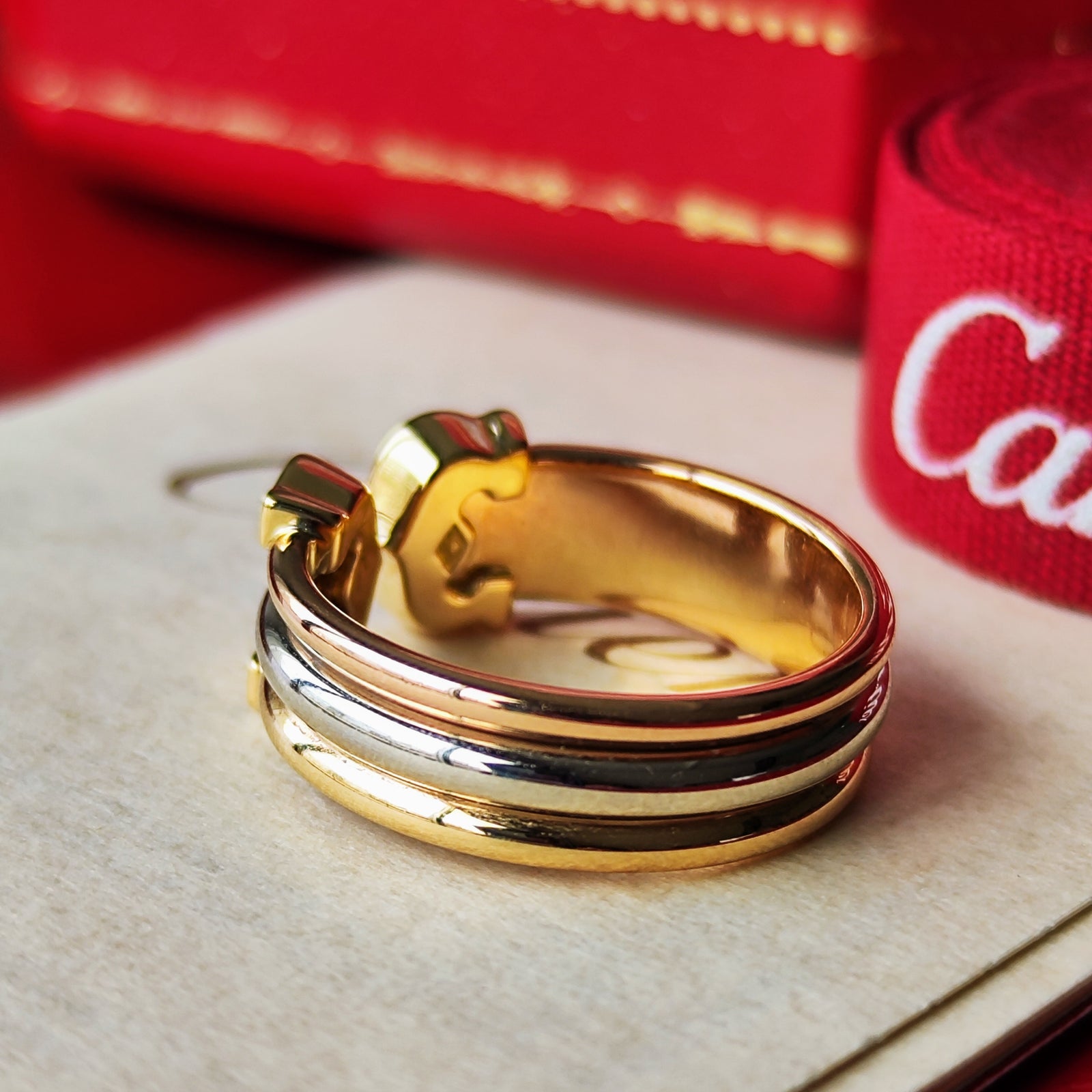 Cartier 廃盤】カルティエ 2C（デューブル・シー）リング 11号