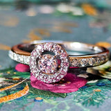 【ピンクダイヤ】TASAKI 田崎真珠 FANCY LIGHT PURPLISH PINK 18金WG リング