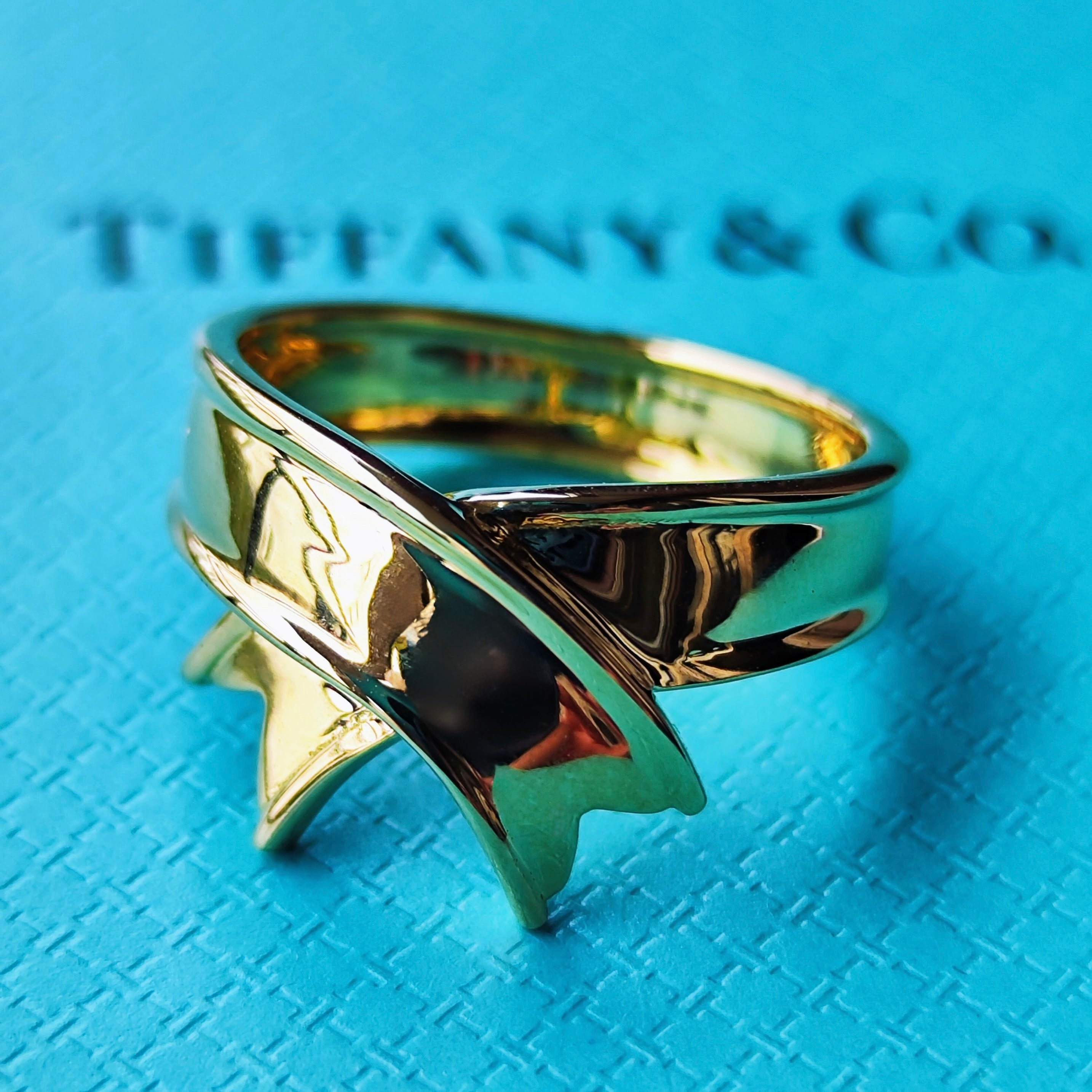 オールドティファニー】TIFFANY &Co リボンリング 18金YG – Mico宝飾店