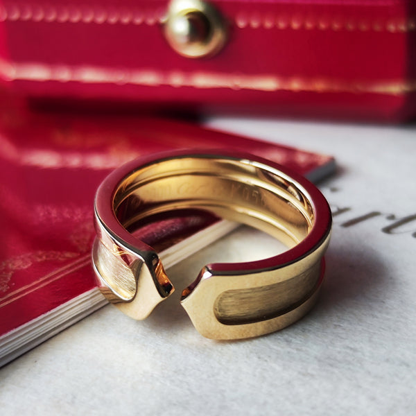 Cartier カルティエ 2C（デューブル・シー）18金YG 11号