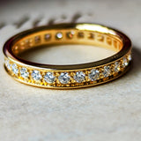 Cartier カルティエ ダイヤモンド フルエタニティリング 18金YG 49