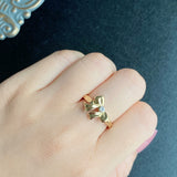 TIFFANY&Co ティファニー リボンリング ダイヤモンド K18YG