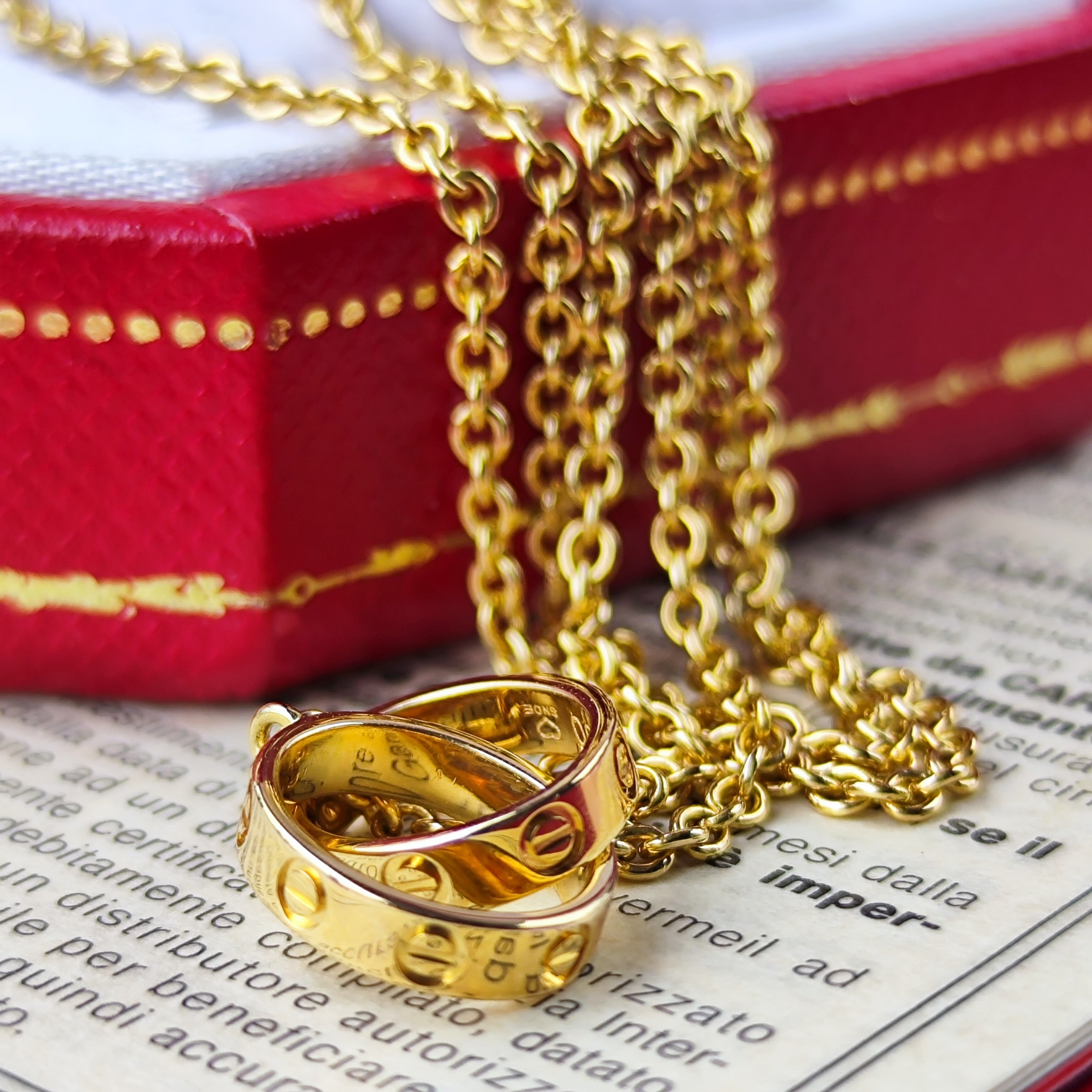 Cartier カルティエ ベビーラブ ネックレス 18金YG – Mico宝飾店