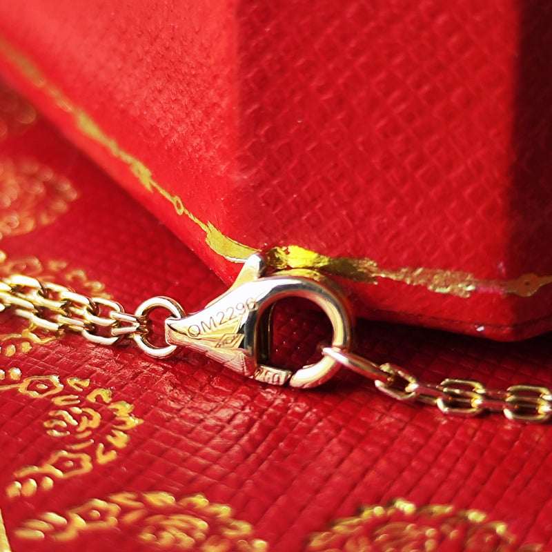 Cartier カルティエ ラブサークル ネックレス ダイヤモンド ピンクサファイア