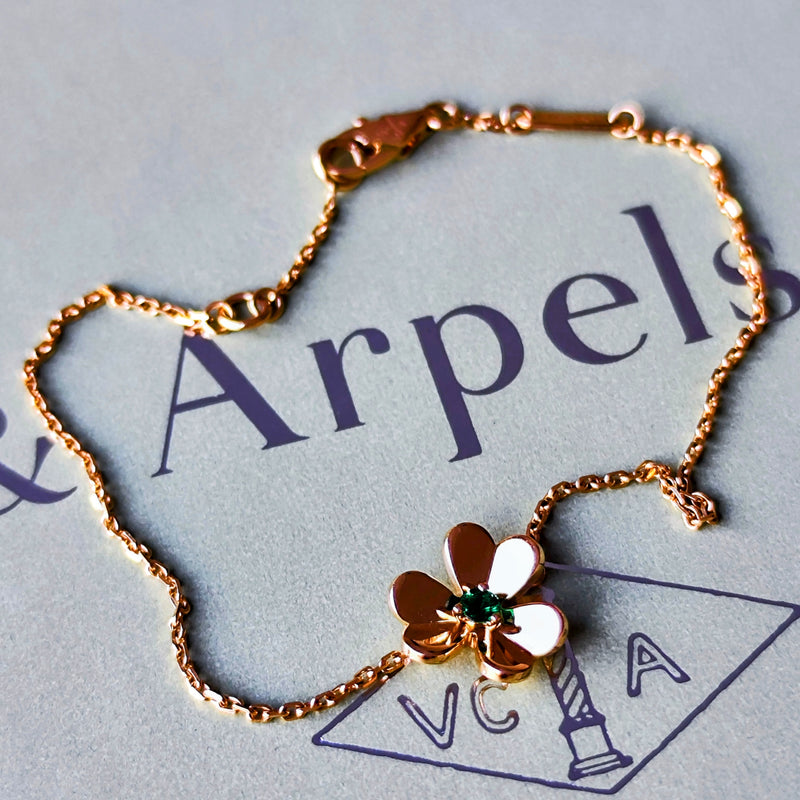 Van Cleef & Arpels ヴァンクリーフ&アーペル フリヴォル ミニ エメラルド ブレスレット